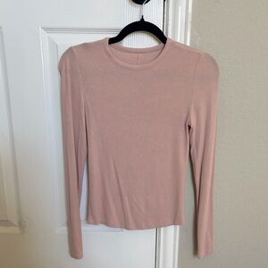 Nuuds Slinky Rib Long Sleeve Shirt - Ribbon